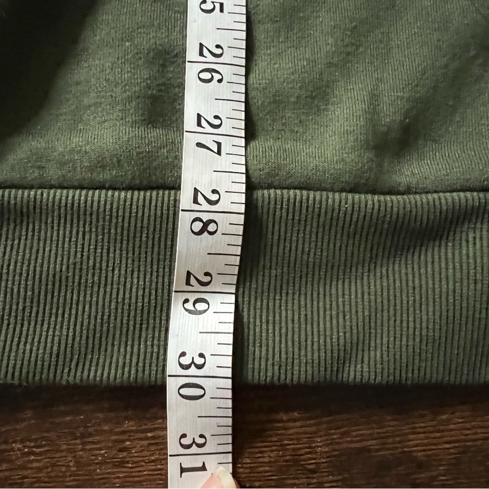 Guess Olive Green Men’s Crew Neck Cotton Blend Sweatshirt Sweater Size XL NWT - Picture 8 of 10